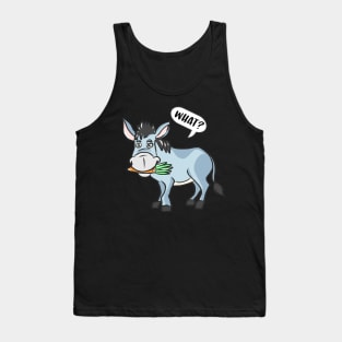 Sweet donkey kids comic donkey mule draft animal Muli Tank Top